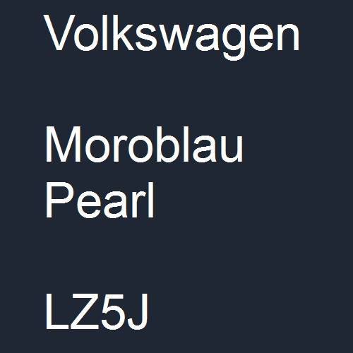 Volkswagen, Moroblau Pearl, LZ5J.